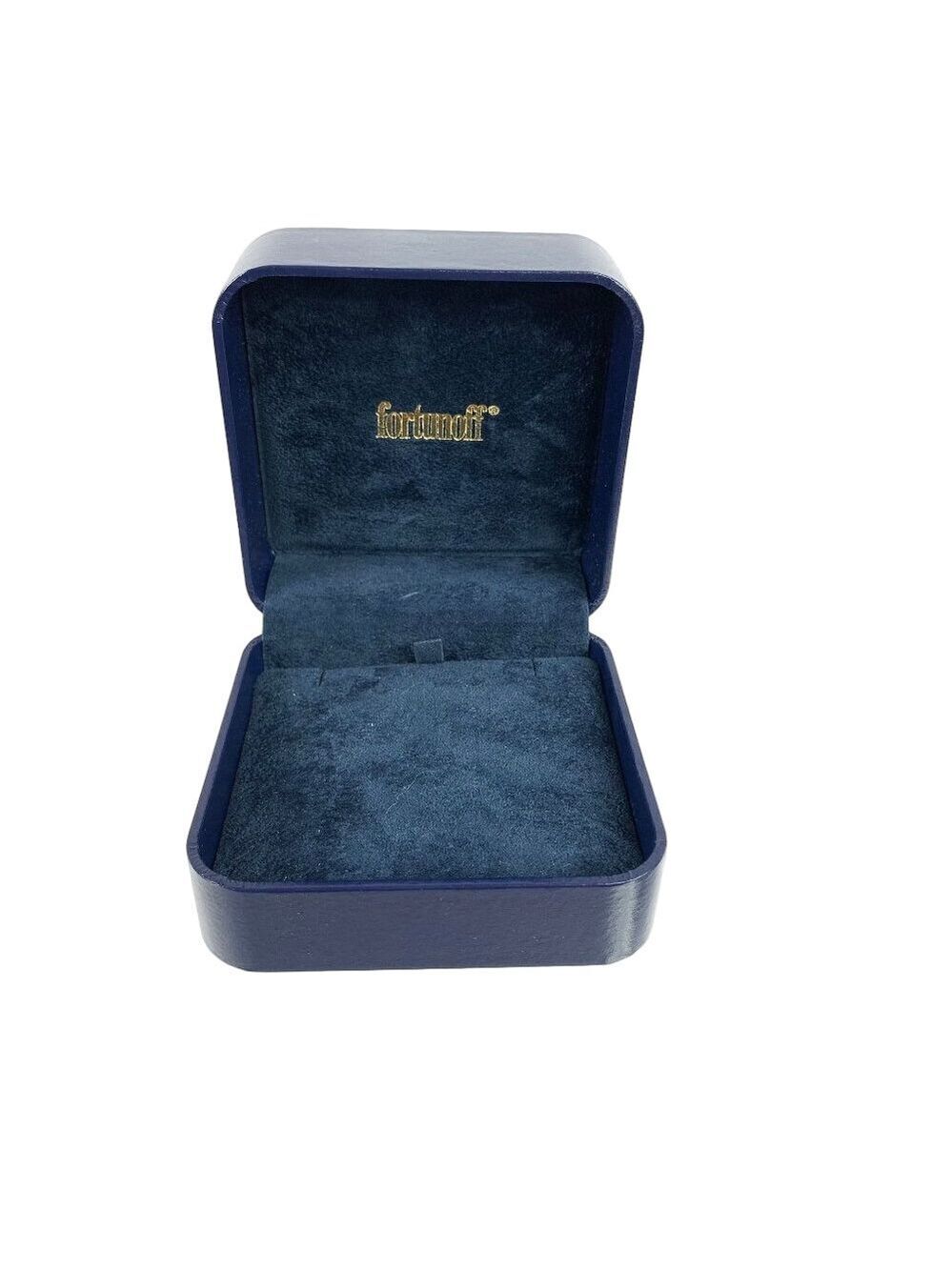 Fortunoff Vintage Blue Jewelry Box Display